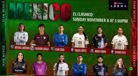 Sockers To Play For Team Mexico