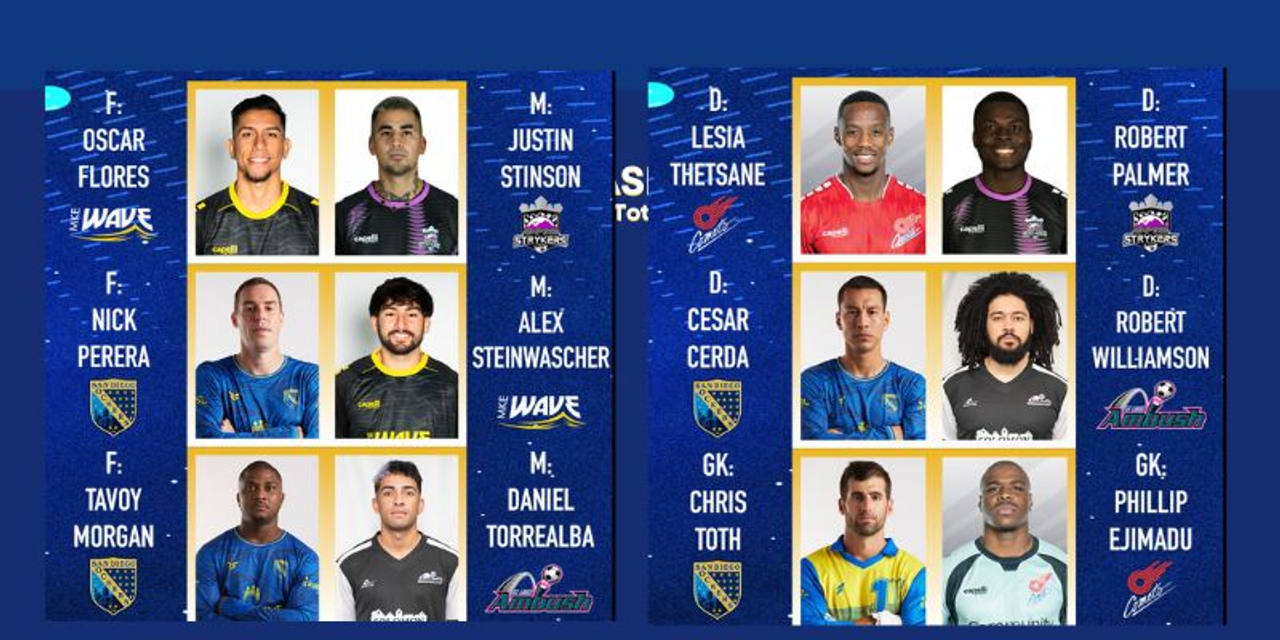 All-MASL Second Team Honors