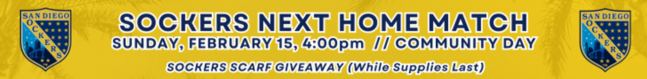 Sockers Next Home Match 2-15