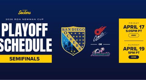 Sockers Announce Semi-Final Dates