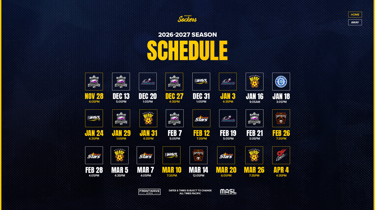 Season Schedule