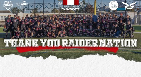 THANK YOU RAIDER NATION!