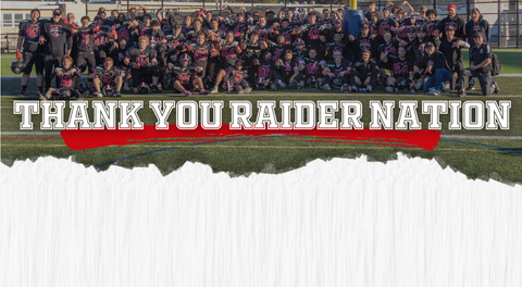 THANK YOU RAIDER NATION!