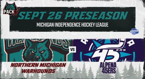 Warhounds Return to the Ice Saturday for Free Preseason Game Against Alpena