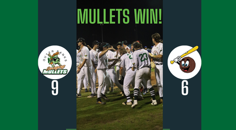 Outer Banks Swinging Mullets Grind Out Win Against Yorktown Coconuts - 6/11
