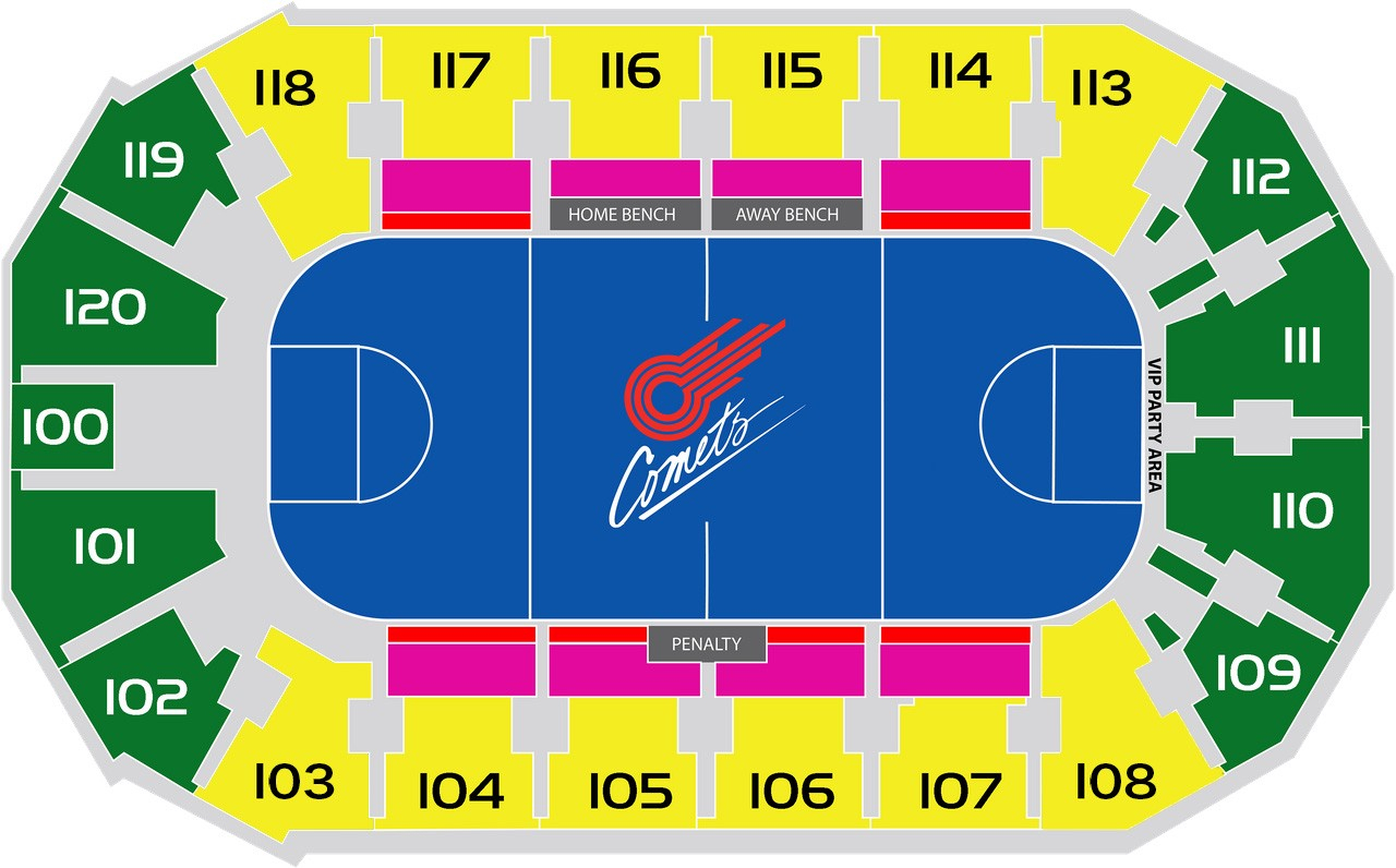 Cable Dahmer Arena seating chart