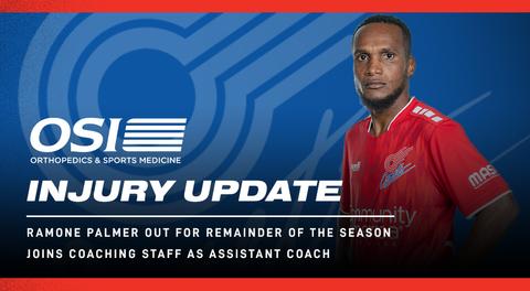 Palmer joins coaching staff after injury