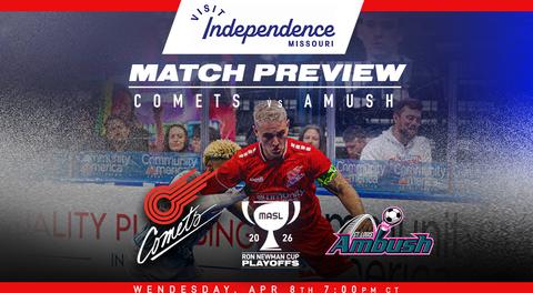 Comets reset for return leg of Quarterfinal Series in St. Louis