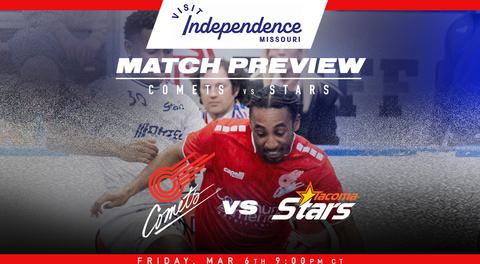 Comets travel to Tacoma for crucial road clash with Stars