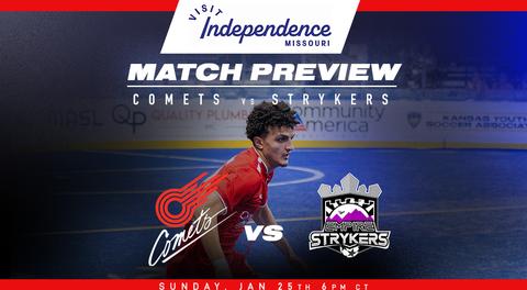 Comets set for lone visit to Empire on Sunday