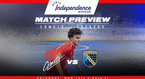 Comets return home to begin slate against Sockers