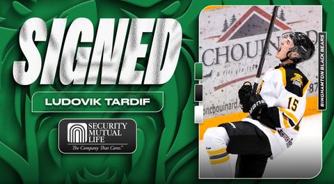 Ludovik Tardif signs with Black Bears