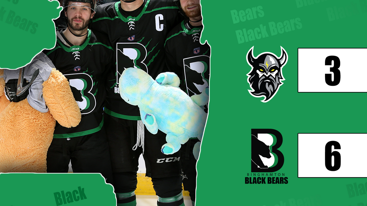 News BLACK BEARS WIN 4TH STRAIGHT GAME, SWEEP DELAWARE Binghamton