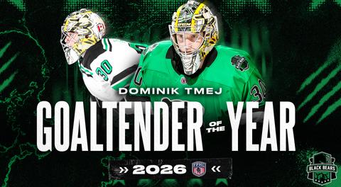 Dominik Tmej named FPHL's Goaltender of the Year