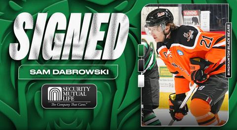 Sam Dabrowski joins the Black Bears