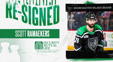 Ramaekers re-signs with the Black Bears