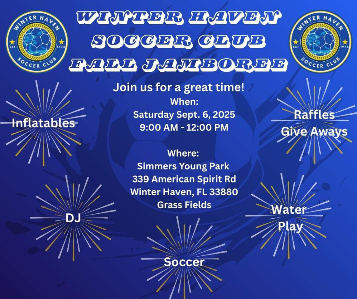 Winter Haven Soccer Club Fall Jamboree Flyer