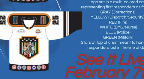 First Responder Jersey Auction Info