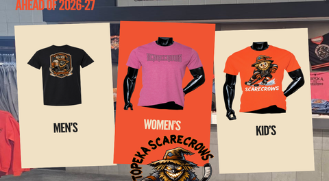 Topeka Scarecrows New MERCH!