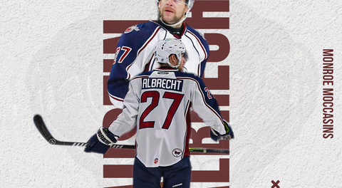 MONROE MOCCASINS SIGN FORWARD AUSTIN ALBRECHT