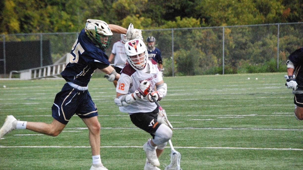 News Hokies Squeak By Navy Virginia Tech Men's Lacrosse