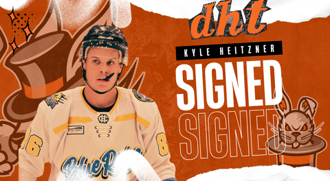 HAT TRICKS SELECT FORWARD KYLE HEITZNER IN PEE DEE PLAYER DISPERSAL DRAFT