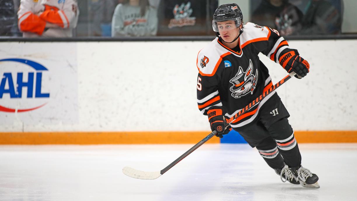 News McKitrick Paces Hat Tricks Win Over Elmira Danbury Hat Tricks