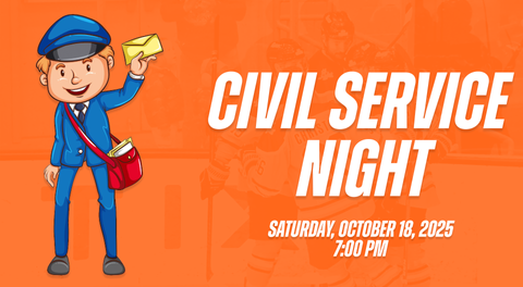 Promo Night: Civil Service Night | Saturday, Oct. 18, 2025