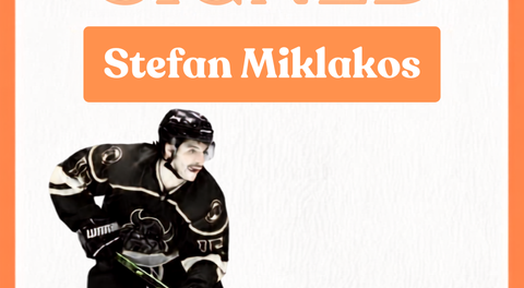 DANBURY SIGNS FORWARD STEFAN MIKLAKOS