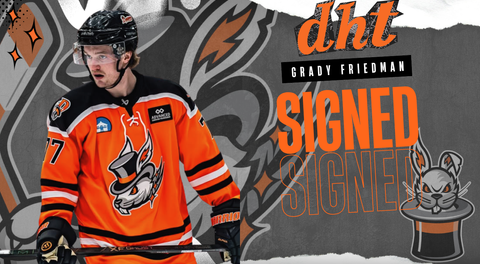HAT TRICKS RE-SIGN FORWARD GRADY FRIEDMAN