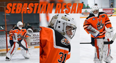 Rookie goalie Resar anchors Hat Tricks with confidence and composure