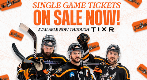 Single-Game Tickets on Sale Now!