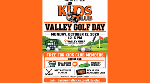 KIDS CLUB EVENT ON OCT. 12TH AT VALLEY GOLF CENTER