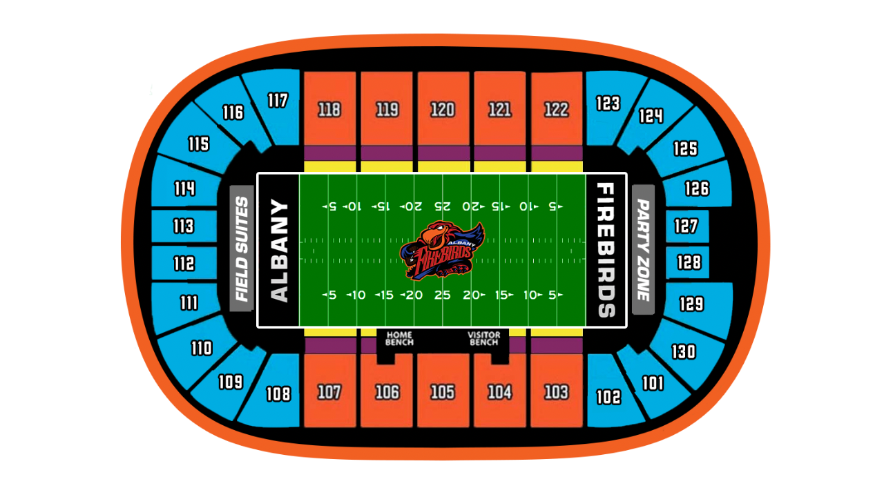 Firebirds MVP Arena Seating Map