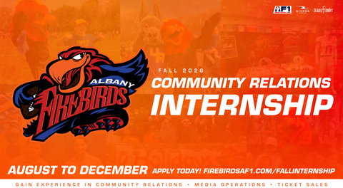 Firebirds announce Fall 2026 Community Relations Internship Program