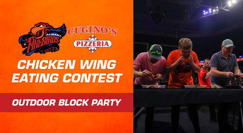 Albany Firebirds to Host Chicken Wing Eating Contest Presented by Cugino's Pizzeria