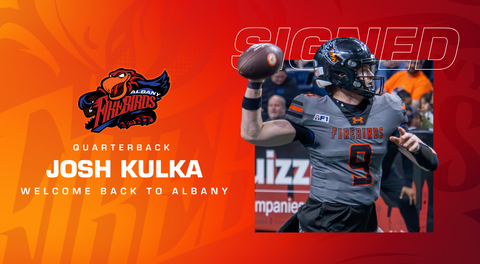 Albany Firebirds Announce Re-Signing of Quarterback Josh Kulka