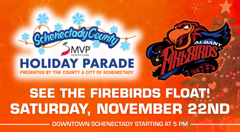 FIREBIRDS RETURNING TO SCHENECTADY’S HOLIDAY PARADE THIS SATURDAY!