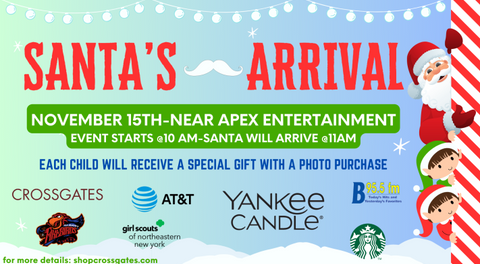 Albany Firebirds Join Santa’s Arrival Celebration at Crossgates Mall