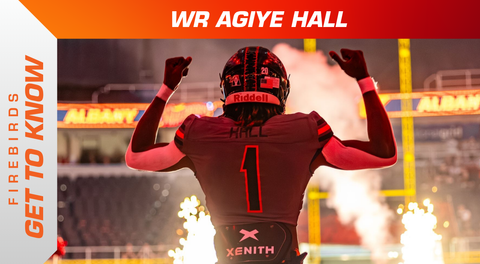 Get to Know Firebirds WR Agiye Hall