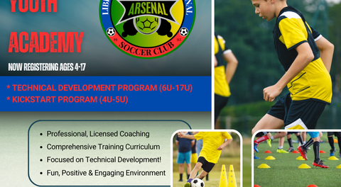 News - Liberty Arsenal International Soccer Club/Academy