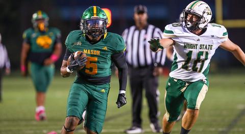 Patriots Roll to 50–0 Win Over Wright State