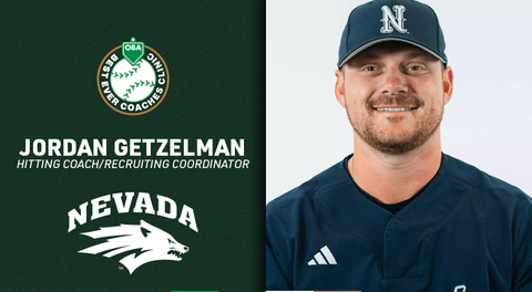 BEC Welcomes University of Nevada Hitting Coach/Recruiting Coordinator, Jordan Getzelman