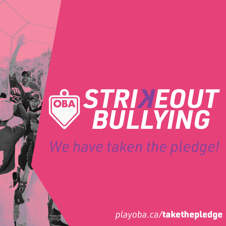 OBA Strikeout Bullying Pledge - Ontario Baseball Association