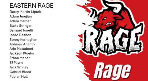 Dan Hall today announced the Eastern Rage roster for the 2026 IIJL Commonwealth Cup.