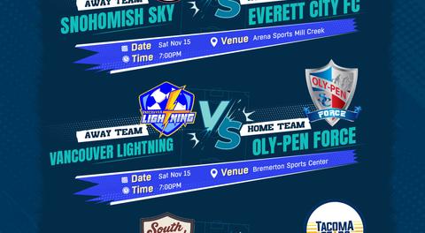 Goals Galore in WISL Men’s Action as Everett, Oly-Pen and Tacoma Prevail