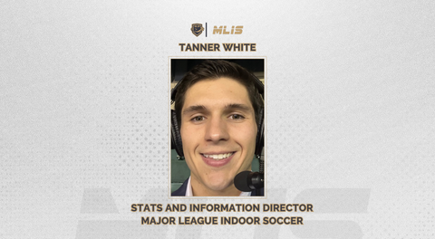 Major League Indoor Soccer Appoints Tanner White as Stats and Information Director