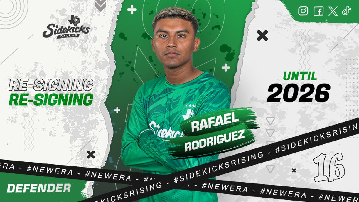 News Sidekicks Midfielder Rafael Rodriguez ReSigns For 3 Years