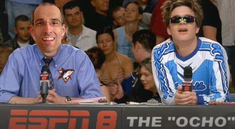 John Ott - Voice of the Sharks, Makes ESPN Debut