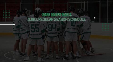 Green Gaels 2026 Schedule